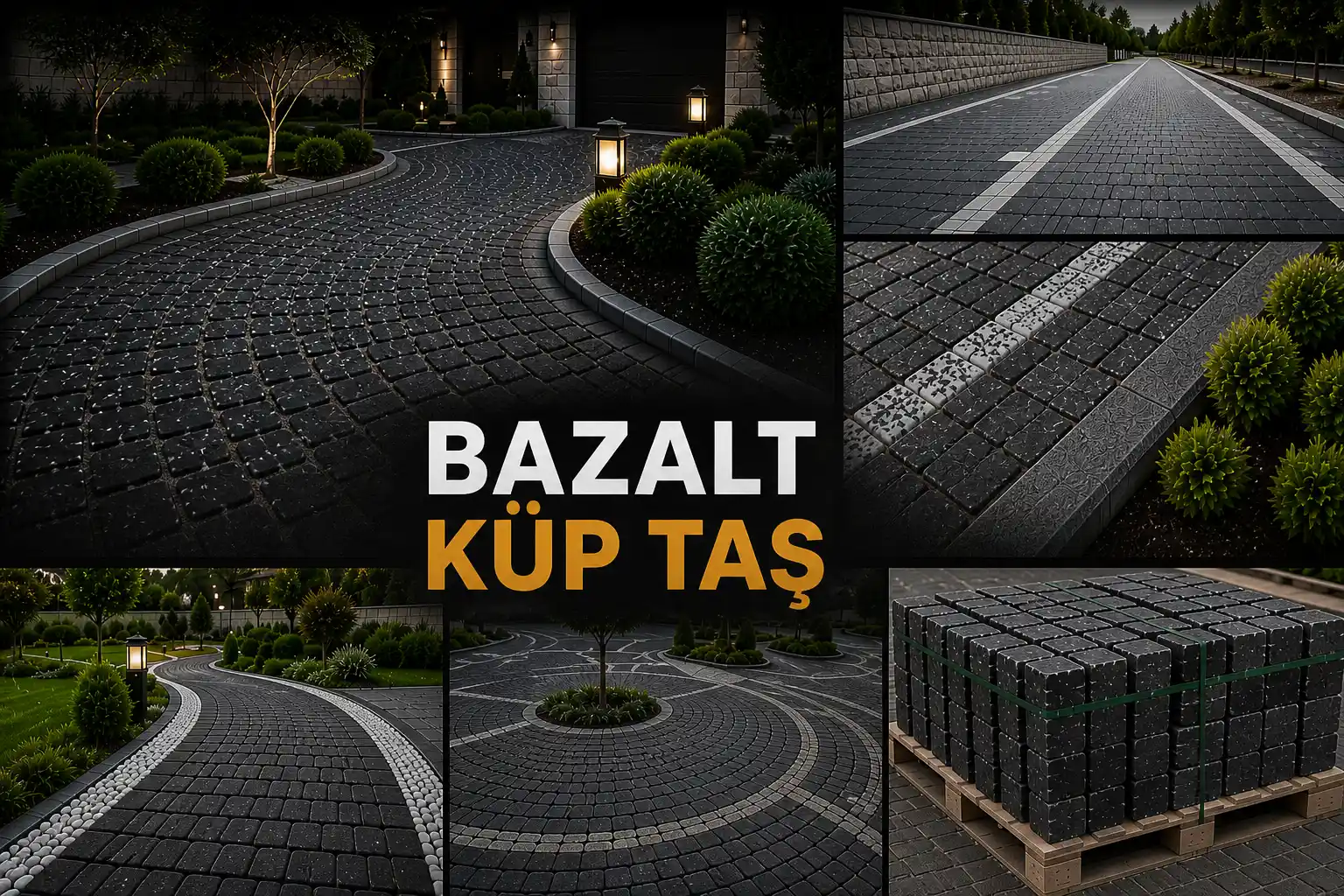 Diyarbakır Bazalt Küp Taş Uygulamaları Dinç Granit Yapı