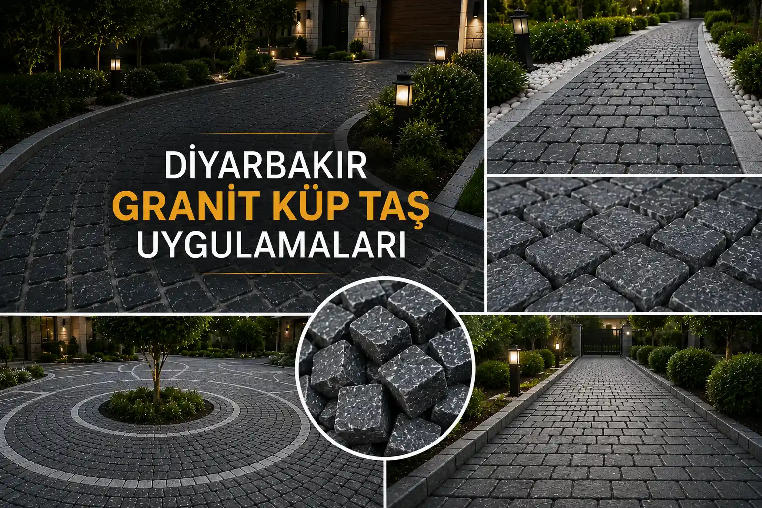 Diyarbakır Granit Küp Taş Uygulamaları Dinç Granit Yapı