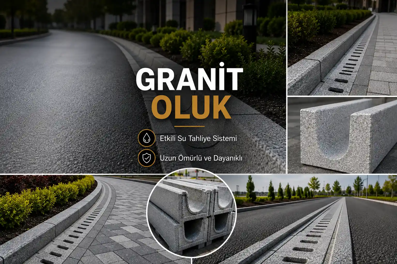 Diyarbakır Granit Oluk Taşı Uygulamaları Dinç Granit Yapı
